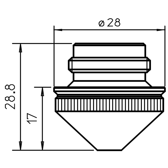 DXN Nozzle .8mm | <p>Precitec # p0492-628-0000</p>