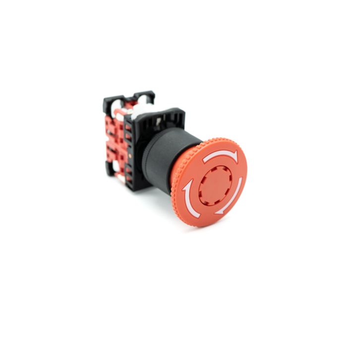 Emergency Stop Button Switch | Amada # 86284015 / AH22-VJR02(AR22V5R02R) Emergency Stop Button Switch | Amada # 86284015 / AH22-VJR02(AR22V5R02R)