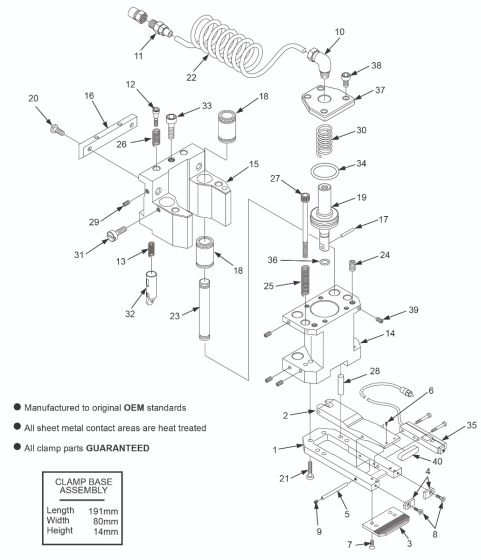 Replacement Parts For A0103-CA | <p>Replacement Parts For A0103-CA</p>